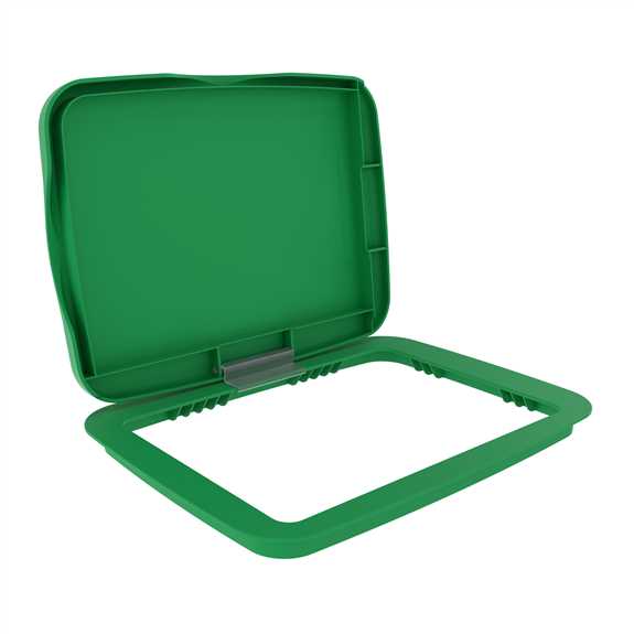 35/50 QT Green Bi-Directional Lid